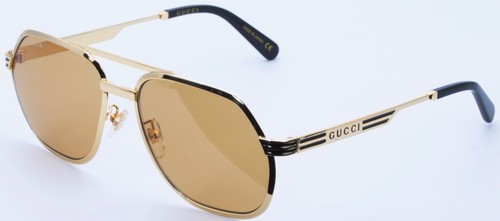 Brand New Authentic Gucci 0981S 003 GG Lens 60-18-145 Frame Sunglass---unisex - Picture 4 of 12