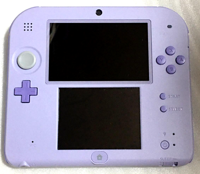 Nintendo 2DS LAVENDER PURPLE Console Only Tested Japan 
