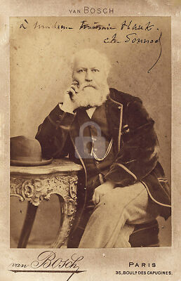 Charles Gounod Signed RPPC Photo Postcard Copy