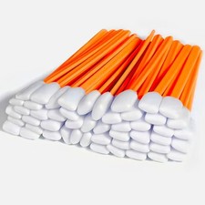 100pcs Foam Cleaning Swabs,Professional Lint Sponge Tip Lab Swab for Printer,