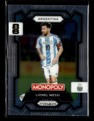 Lionel Messi 2026 Panini Prizm Monopoly FIFA World Cup Soccer Base #1 ② \[zjB10