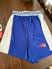 Jesco Men's Vintage Blue White 100 Nylon Shorts Size L Regular Williamsport PA