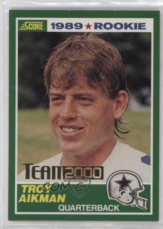 2000 Score Team 2000 1435/1989 Troy Aikman #TM02 HOF 2t9