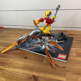 Lego 8594 Bionicle Jaller & Gukko Near Complete (2 Sub Parts)  W/ Instructions