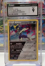 Bisharp 64/114 XY - Steam Siege Reverse Holo CGC 9