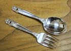 International Sterling Royal Danish Baby Spoon & Fork Set