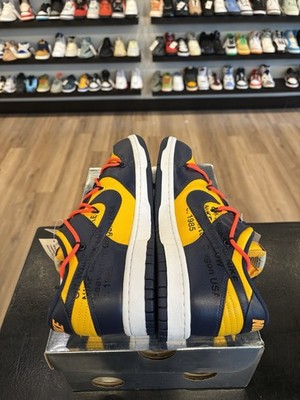 Size 10 - Nike Dunk Low x OFF-WHITE University Gold 2019 for sale