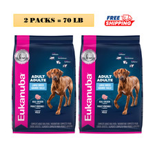 70 LB/ 2 Pack - Eukanuba Large Breed Adult Dry Dog Food - Chicken