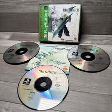 SONY PlayStation PS1 RPG Final Fantasy VII 7 (GREATEST HITS VERSION & COMPLETE)