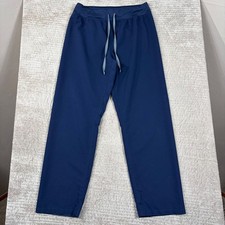 FIGS Technical Collection Navy Blue Scrub Pants Large W22SW2016 Drawstring L
