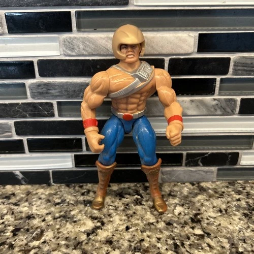 Vintage 1989 New Adventures Battle Punch He-Man 5.5" Action Figure MOTU W/Helmet