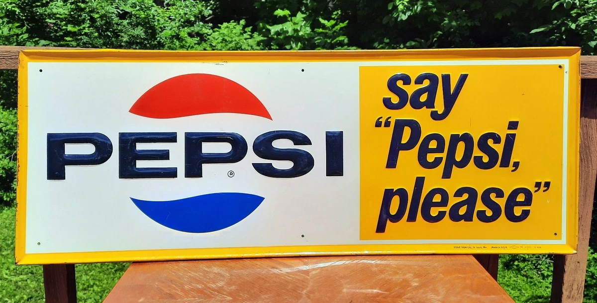 Multi-color Original Pepsi Signs for sale | eBay