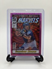 2023 Panini Donruss-Marvels Francisco Alvarez Pink Fireworks (RC). New York Mets