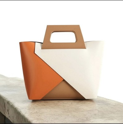 Damenhandtasche, Leder, Ital. Design, Neu, Ein Echter Hingucker