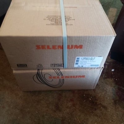 Pair Of Selenium 12pw3 12  Midrange ~ 8 Ohm ~ Open Box ~ FREE SHIPPING!