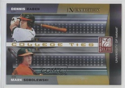 2008 Donruss Elite Extra Edition Gold 50/100 Mark Sobolewski Dennis Raben 1i0