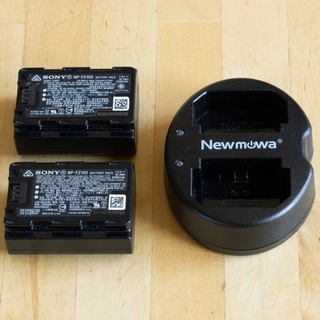 Sony NP FZ100 Rechargeable Lithium ion Batteries 2 pieces (2280mah) Charger