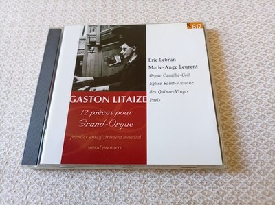 Litaize: 12 Orgelstücke - Eric Lebrun, Marie-Ange Leurent - CD K617