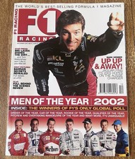 F1 Racing Magazine December 2002 Formula 1 Mark Webber Schumacher Minardi