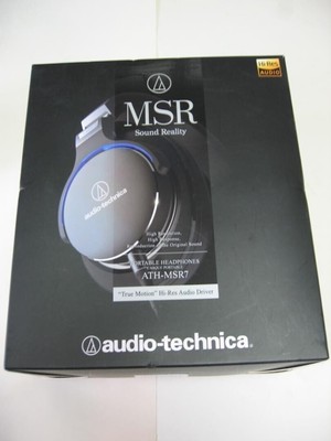 Audio-Technica ATH-MSR7 BK schwarz Hi-Res versiegelter tragbarer Kopfhörer...