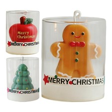 Scented Christmas Candles Seasonal Decoration Holiday Decor Scented