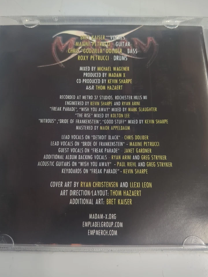 Madam X MONSTROCITY CD 80s Glam Hair Metal Rick Derringer VIXEN OOP - Image 2 of 4