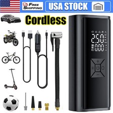 150PSI Car Tire Inflator Portable 6000mAh Air Compressor Rechargeable Air Pump