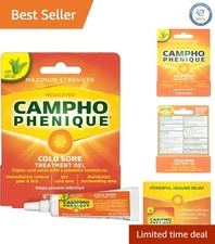 Campho Phenique Cold Sore Treatment Gel - Maximum Strength & Instant Relief