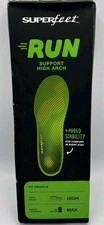 Superfeet Run Support High Arch Insoles Size E Mens 9.5 - 11, Womens 10.5 - 12