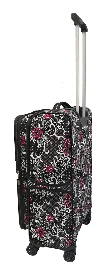 Juego de equipaje de 3 piezas, ¡extremadamente ligero! Ruedas giratorias, expandibles (Paisley) Foto 2 de 4