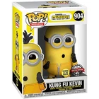 Funko POP! Minions KUNG FOO KEVIN #904 EXCLUSIVE GITD NEW +Protector Near Mint