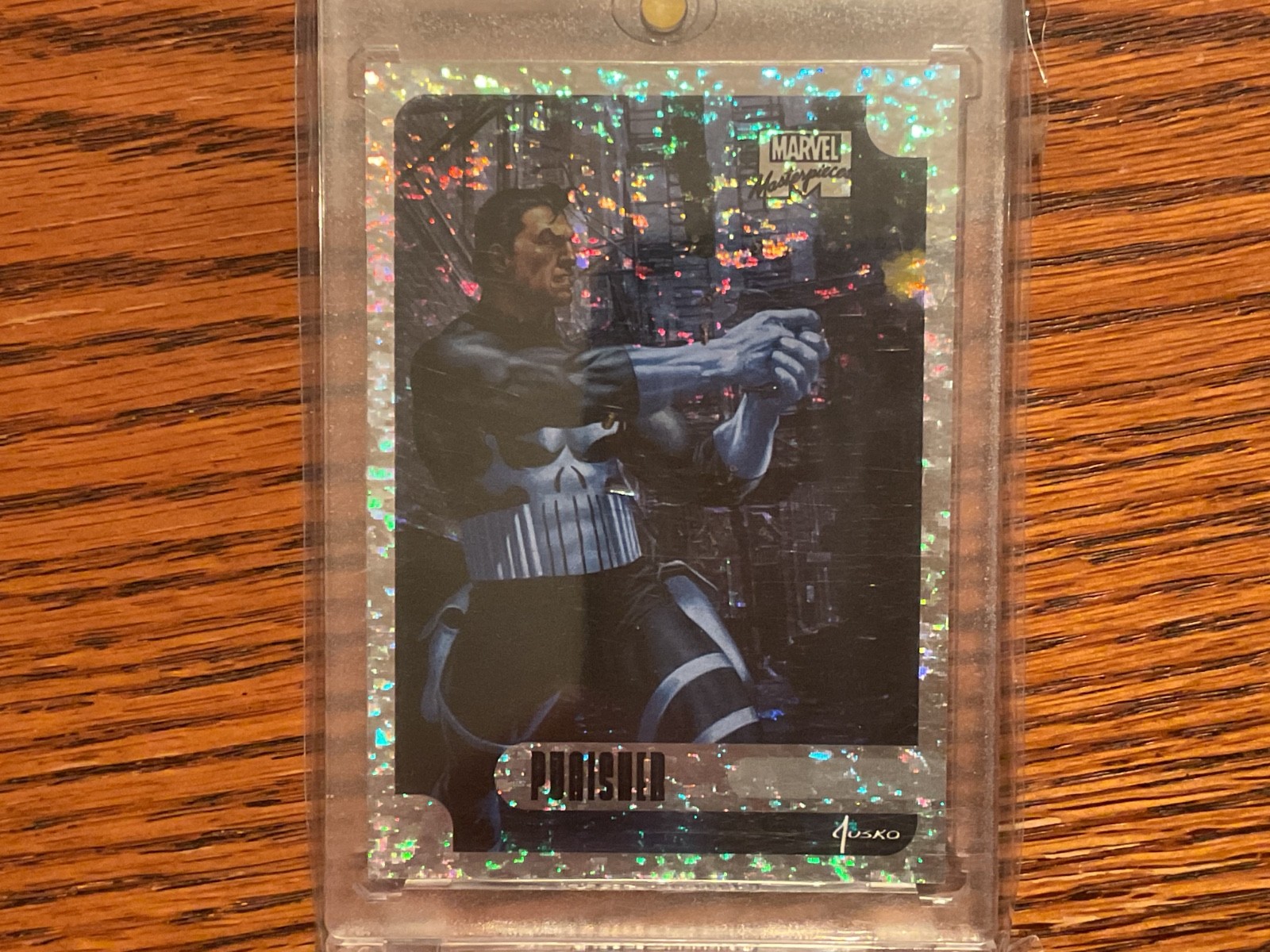 2016 Marvel Masterpieces  Limited Edition Speckle HoloFoil  #9 Punisher  34/99