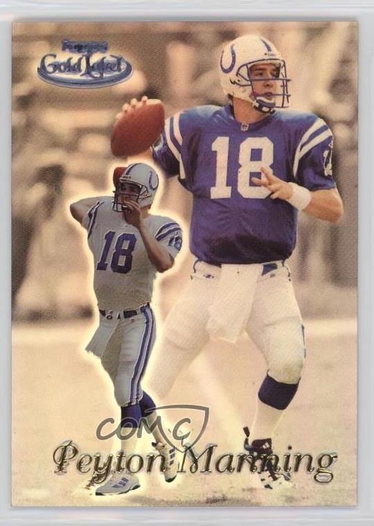 1999 Topps Gold Label Class 2 Black Peyton Manning #61 HOF 12jy