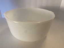 Glasbake 19CU Milk Glass Bowl Vintage Sunbeam Mixmaster 9.5 Inch 3 Quart 2366