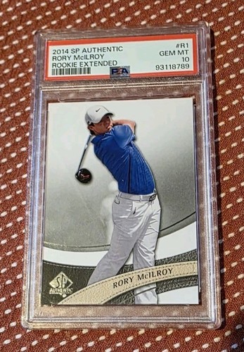2014 SP AUTHENTIC RORY MCILROY RC 🌟 PSA 10 GEM MINT ~ LOW POP = 75