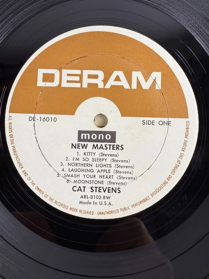 🏷️ Cat Stevens New Masters 1967 Mono LP Deram DE-16010 Original U.S. Pressing - Image 3 of 4