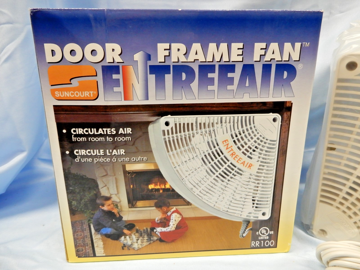 Suncourt EntreeAir Door Frame Fan - White for sale online | eBay
