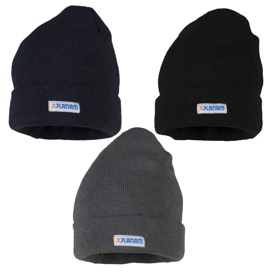 Planam Zubehör Thinsulatemütze mit Umschlag Wintermütze Mütze Workwear Outdoor
