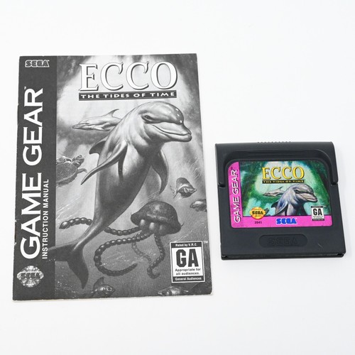 Ecco the Dolphin Tides of Time for Sega Game Gear Complete CIB Custom Game Case - Picture 2 of 5