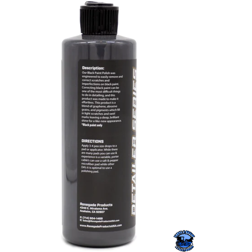 Renegade Graphene & Ceramic Black Paint Polish 16 Oz rp-LFGRPGBP16 - 第 2/4 張圖片