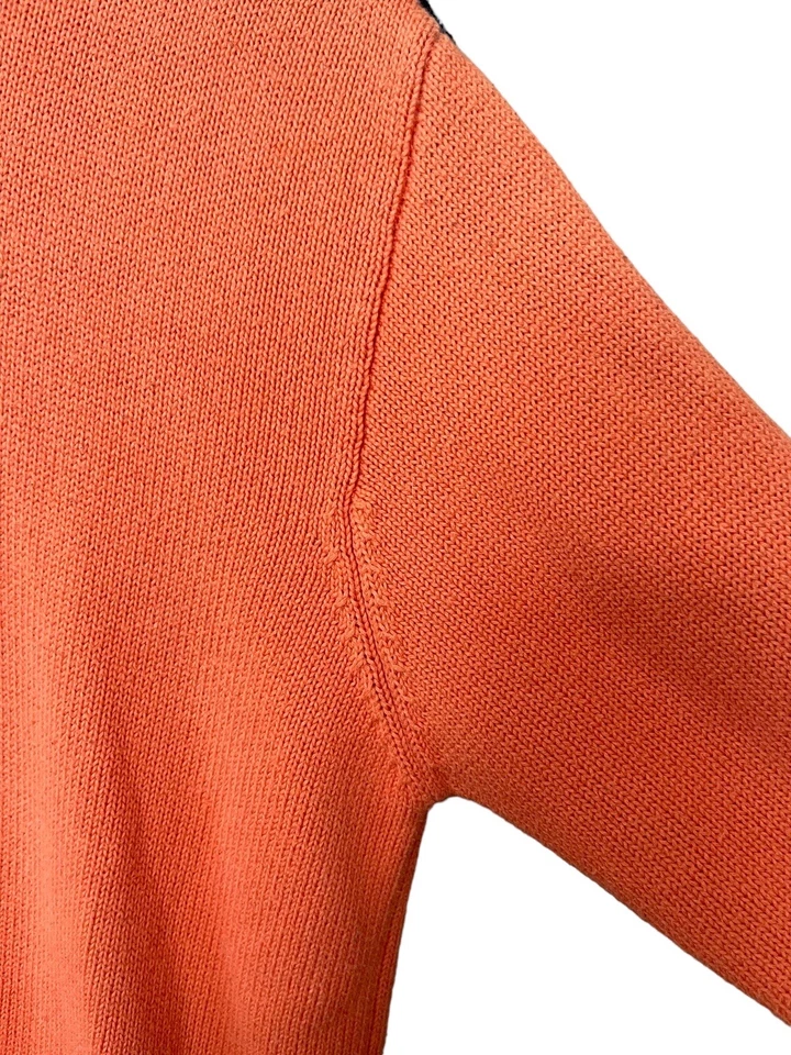 Authentic Supreme Top Mens Medium Orange Black Spellout Sleeve Streetwear Trap - Image 3 of 4