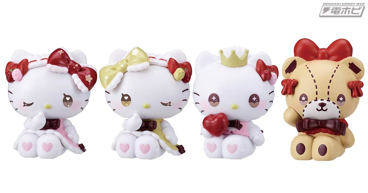 Hello Kitty DOLLY MIX Figure All Set of 4 (Gacha Complete) JAPAN