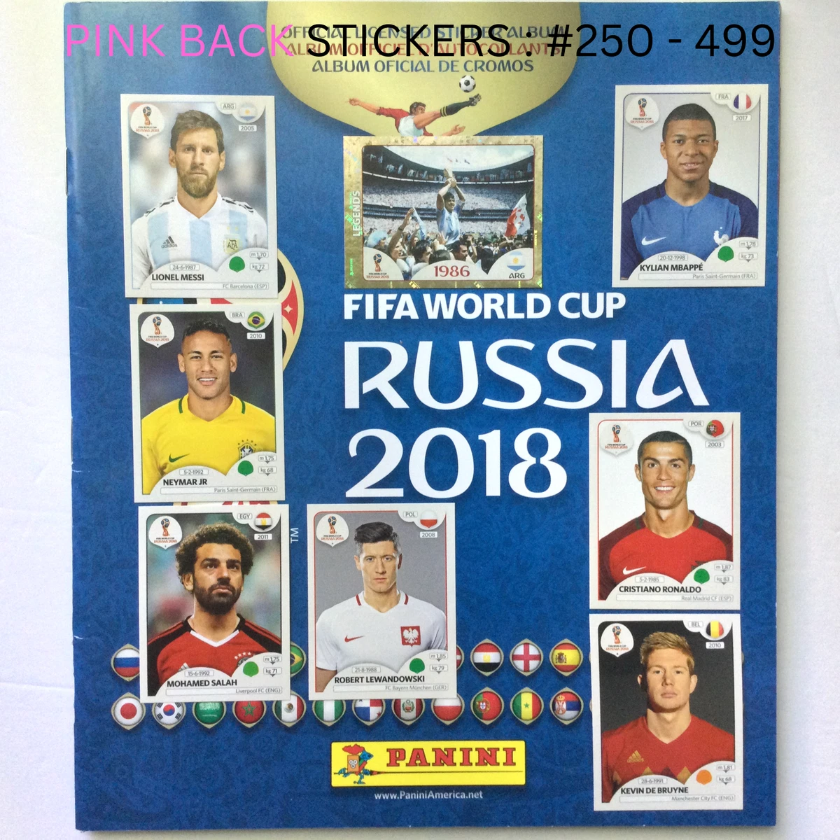 FIFA World Cup Soccer Trading Cards Sports 2018 Year Manufactured