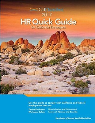 2017 HR Quick Guide for California Employers - Perfect Paperback - GOOD