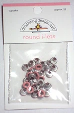 Doodlebug Designs Round I-lets Cupcake, NEW