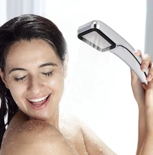 Shower Head High Pressure 300-Holes Handheld Bath Head Nozzle Water Saving USA