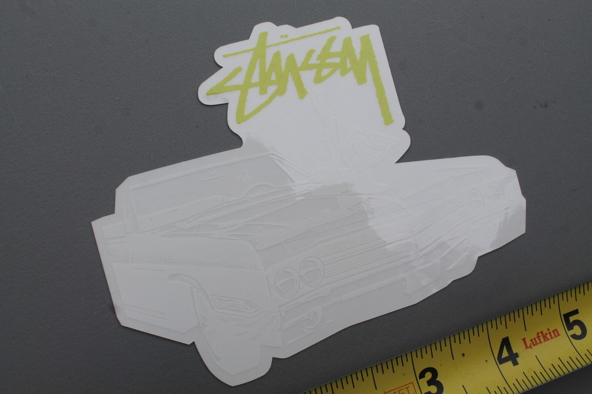 STUSSY Clothing Surfboards Graffiti White Cadillac Car Stu1 OG