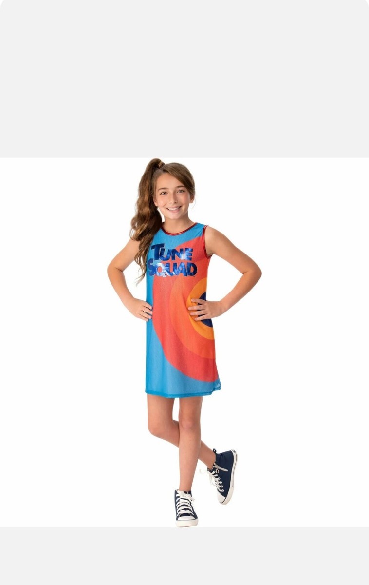 jersey dress costume Space Jam Tune Squad by Rubie's, Size M 8-10, NEW! VariantAvailable:7Y