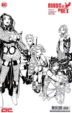 BIRDS OF PREY VOLUME 5 #1 COVER G CHRIS BACHALO BLACK & WHITE CARD STOCK VAR