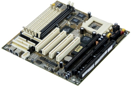 BIOSTAR M5ATC SOCKET 7 2x SDRAM 4x SIMM 4x PCI 3x ISA - Bild 1 von 3